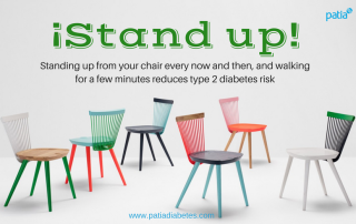 Standing up walking few minutes reduces type 2 diabetes risk