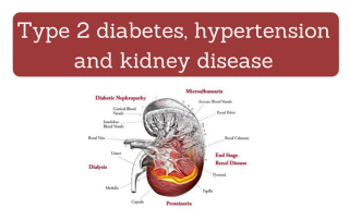Type 2 diabetes, hypertension and kidney disease