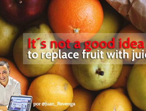 It´s not a good idea to replace fruit with juices
